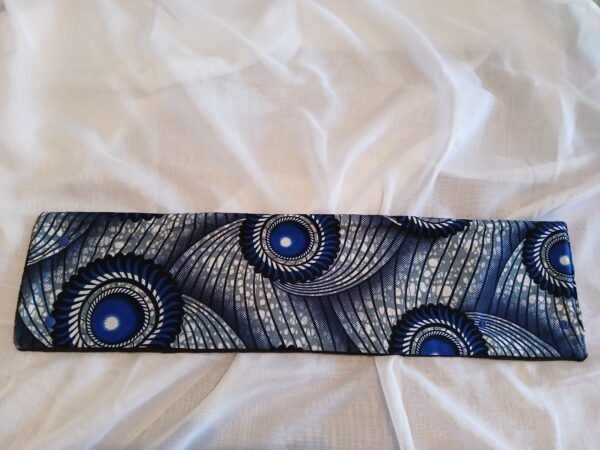 Cache cou bleu, gris et bleu roi