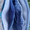 Sac Bandoulière multipoches chat bleu