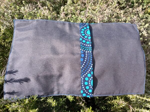 Housse coussin jack turquoise