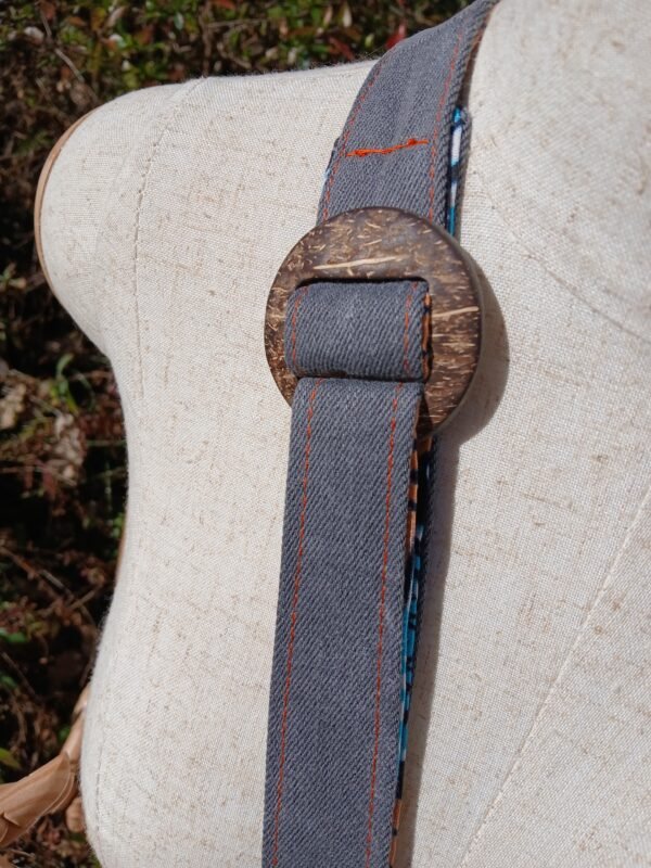 Sac tweed poche patchwork