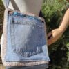Sac tweed poche patchwork