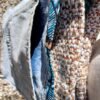 Sac tweed poche patchwork