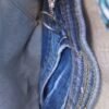 Sac tweed poche patchwork