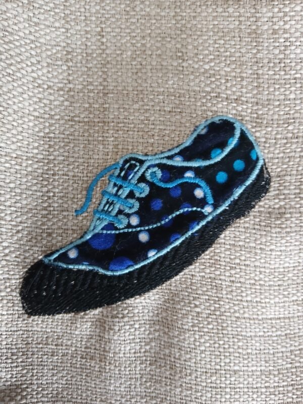 Sac range chaussures bleu