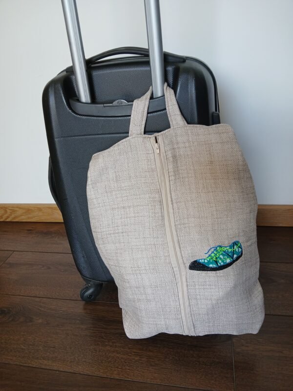 Sac range chaussures jaune