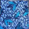 Porte tarte bleu, turquoise et noir